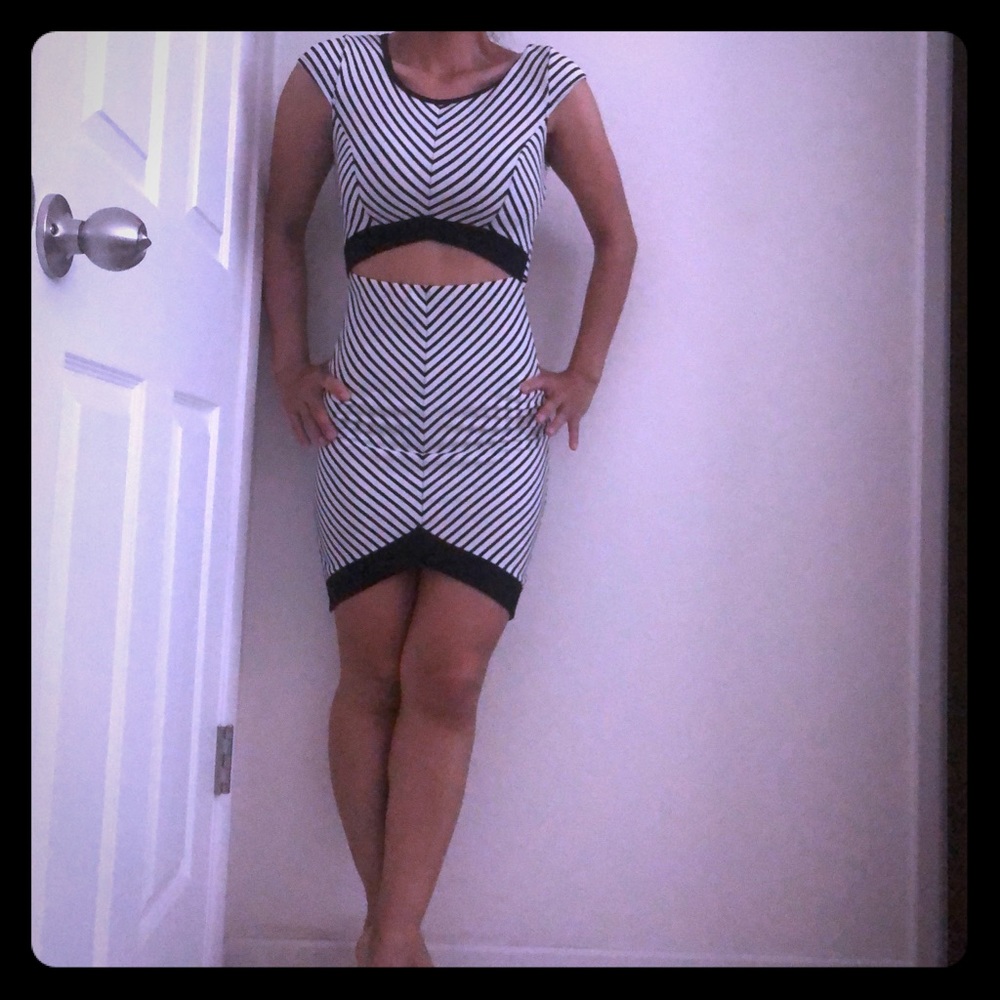 Cutout bodycon dress